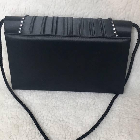 🆕 Satin & Rhinestone Evening Bag - Picture 4 of 9